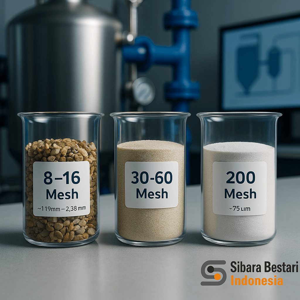 panduan memilih pasir silika untuk water treatment