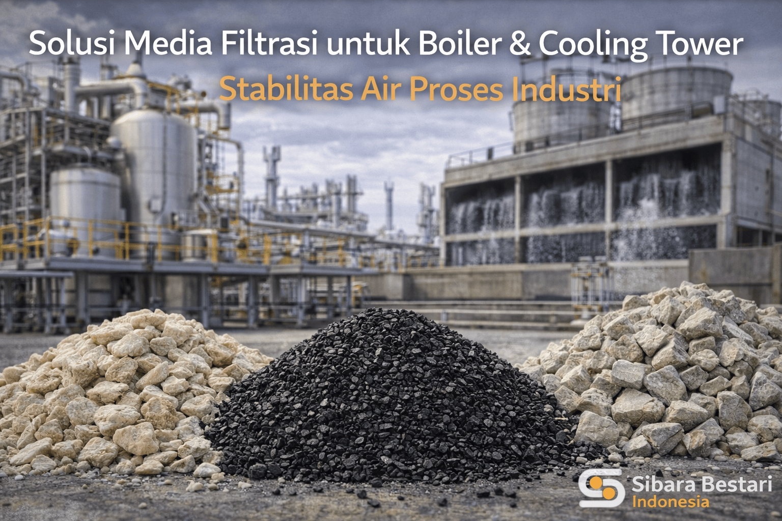 Solusi Media Filtrasi untuk Boiler & Cooling Tower – Stabilitas Air Proses Industri