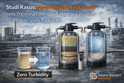 Studi Kasus Optimalisasi Mesh 30–60 pada Polishing Filter untuk Mencapai Kualitas Air Produk Zero Turbidity