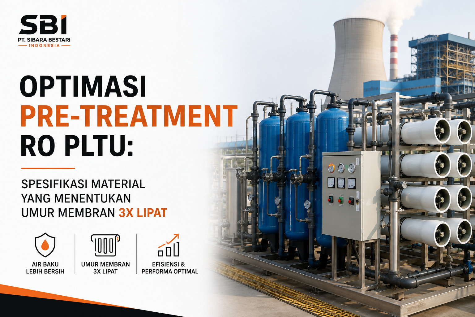optimasi pre-treatment RO PLTU