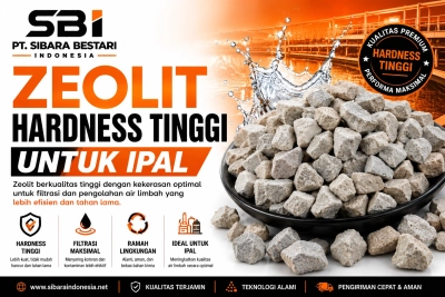 Zeolit Hardness Tinggi untuk IPAL: Solusi Efisiensi Media Filtrasi dan Penyisihan Amonia di Industri