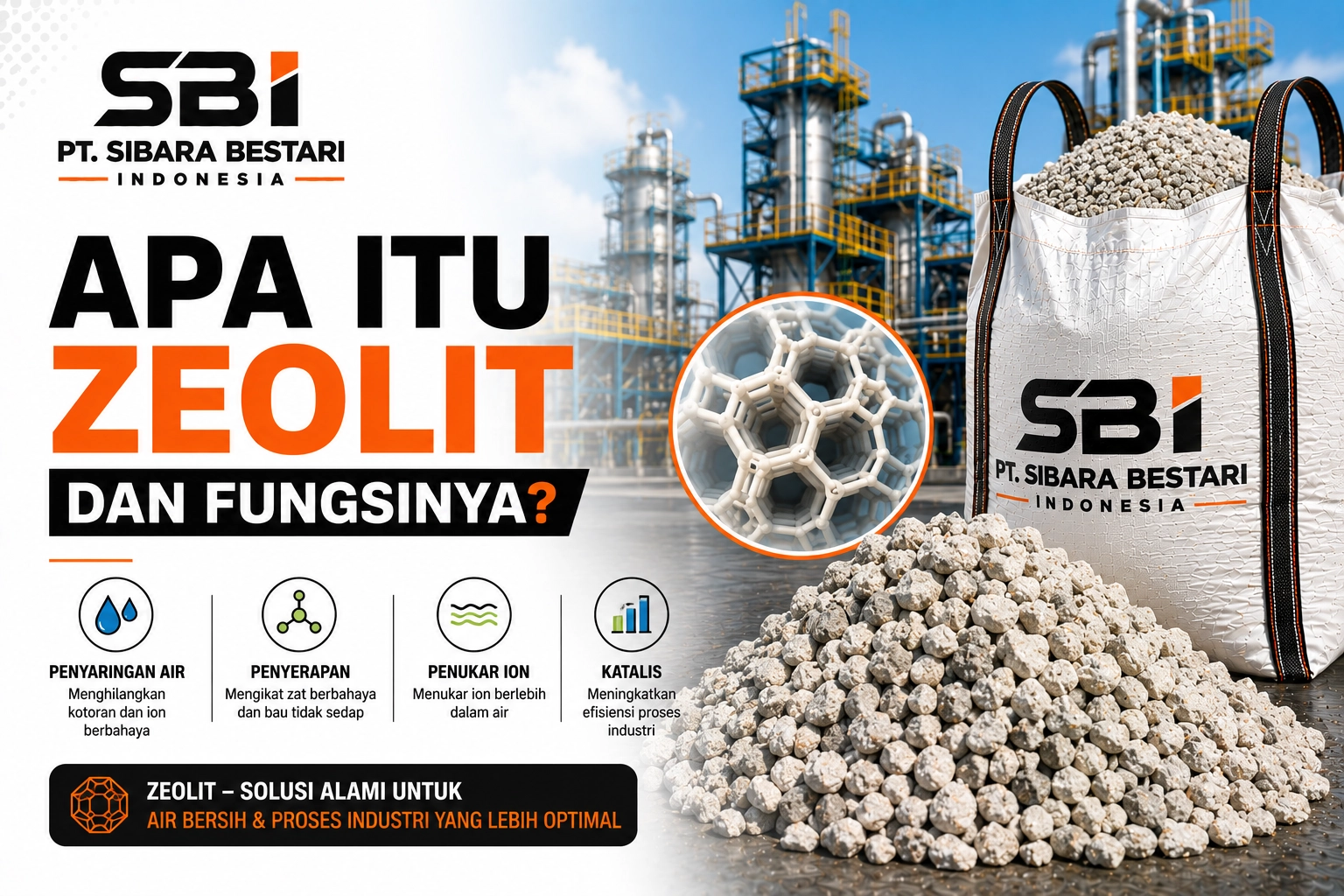 apa itu zeolit dan fungsinya