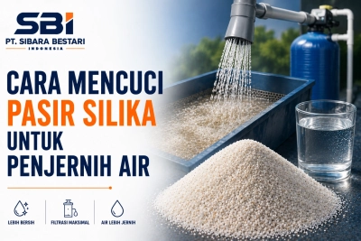 cara mencuci pasir silika untuk penjernih air