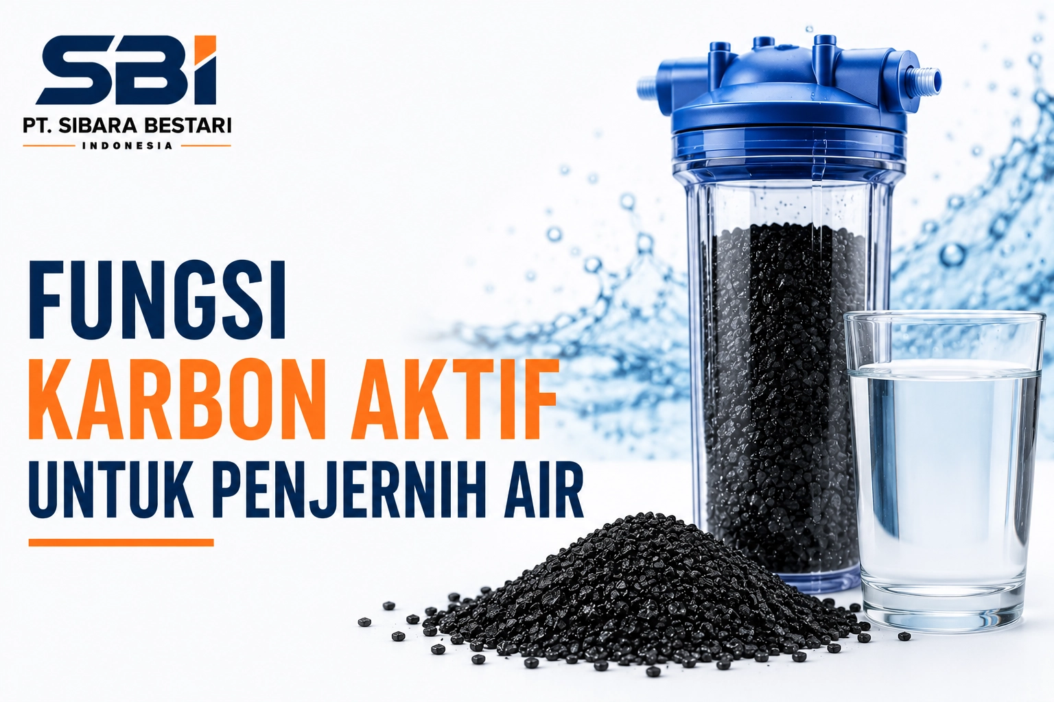 fungsi karbon aktif untuk penjernih air