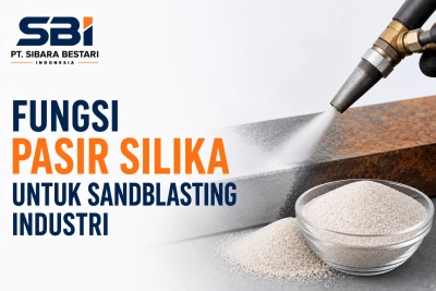 fungsi pasir silika untuk sandblasting industri