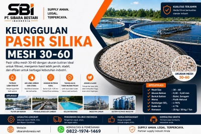 keunggulan pasir silika mesh 30-60