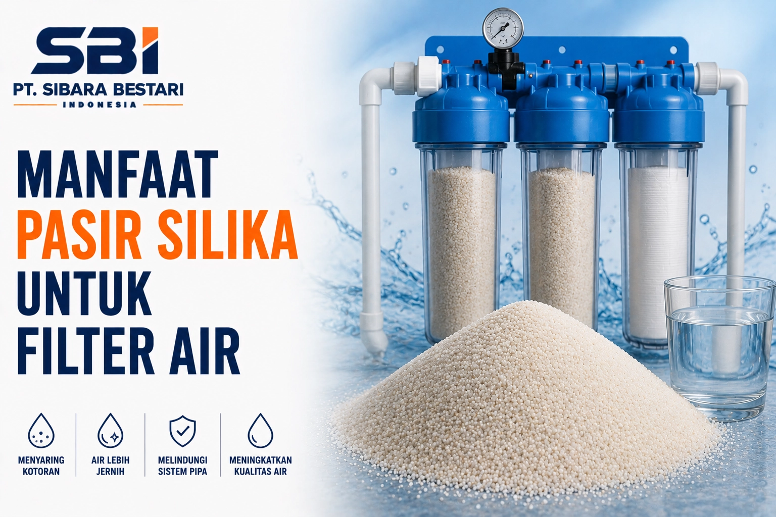 manfaat pasir silika untuk filter air