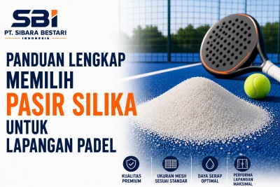 panduan lengkap memilih pasir silika untuk lapangan padel