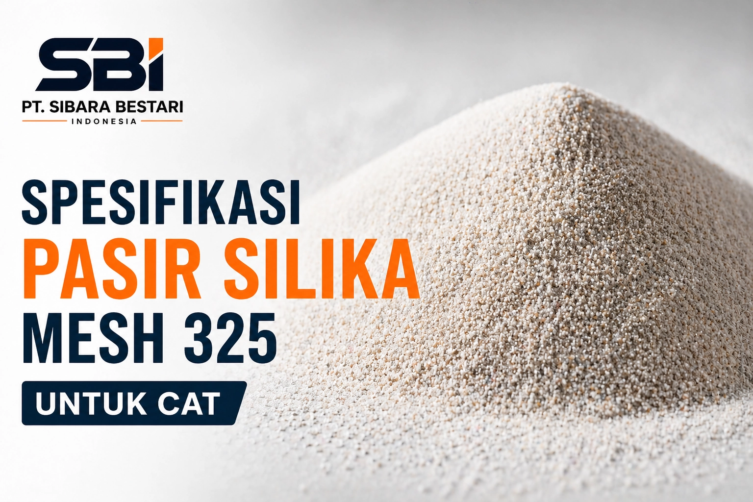 spesifikasi pasir silika mesh 325 untuk cat