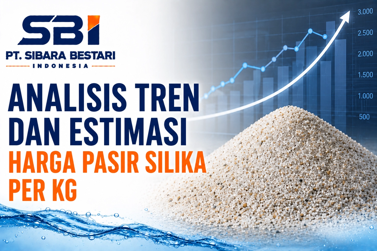 analisa tren dan estimasi harga pasir silika per kg