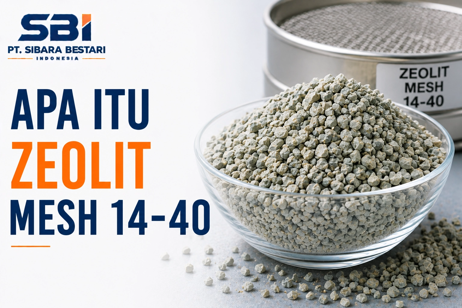 apa itu zeolit mesh 14-40
