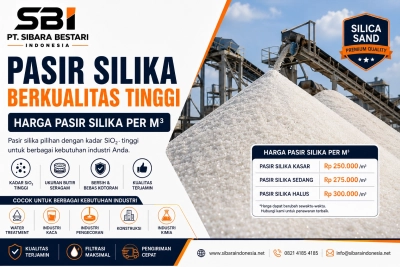 harga pasir silika m3