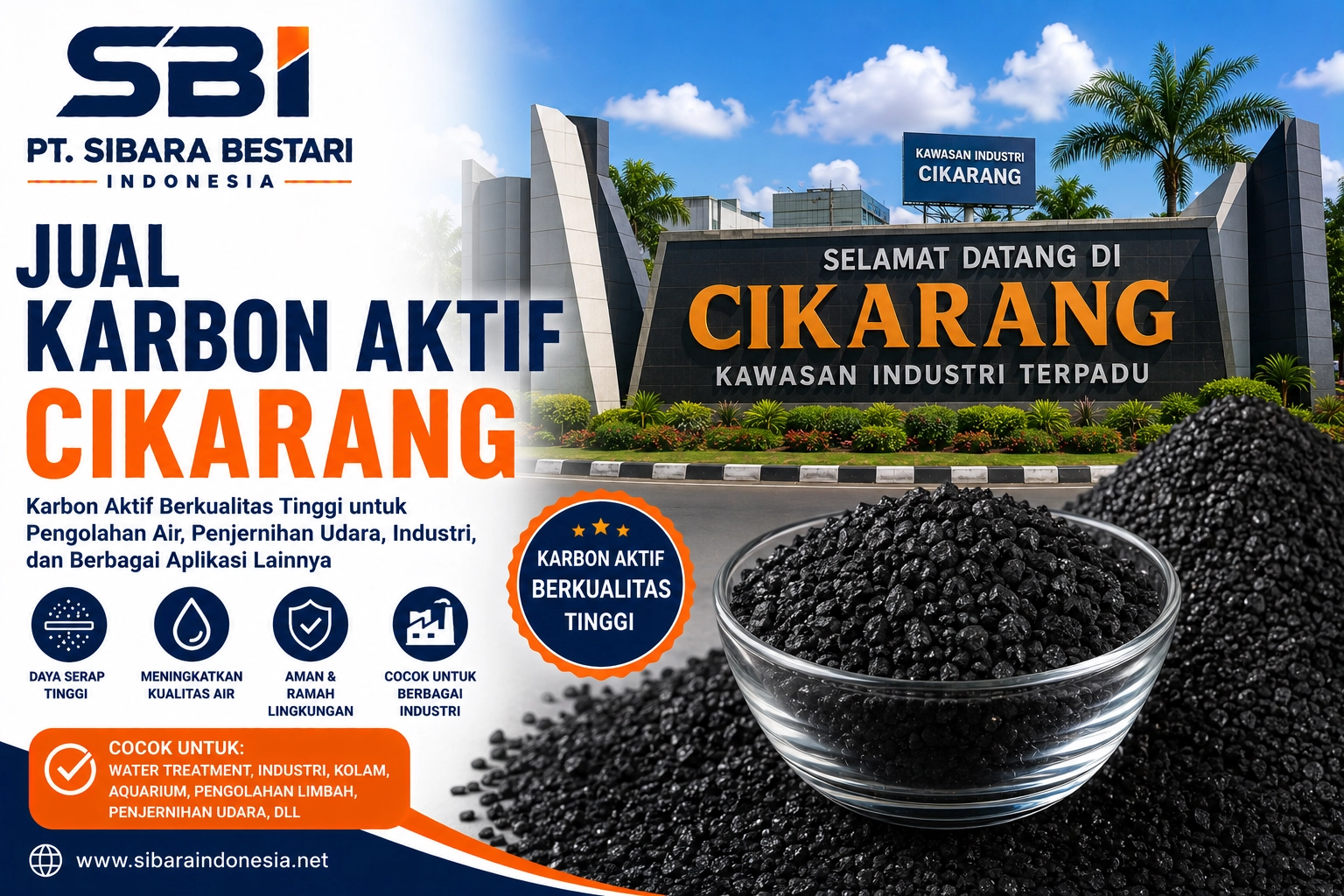 jual karbon aktif cikarang