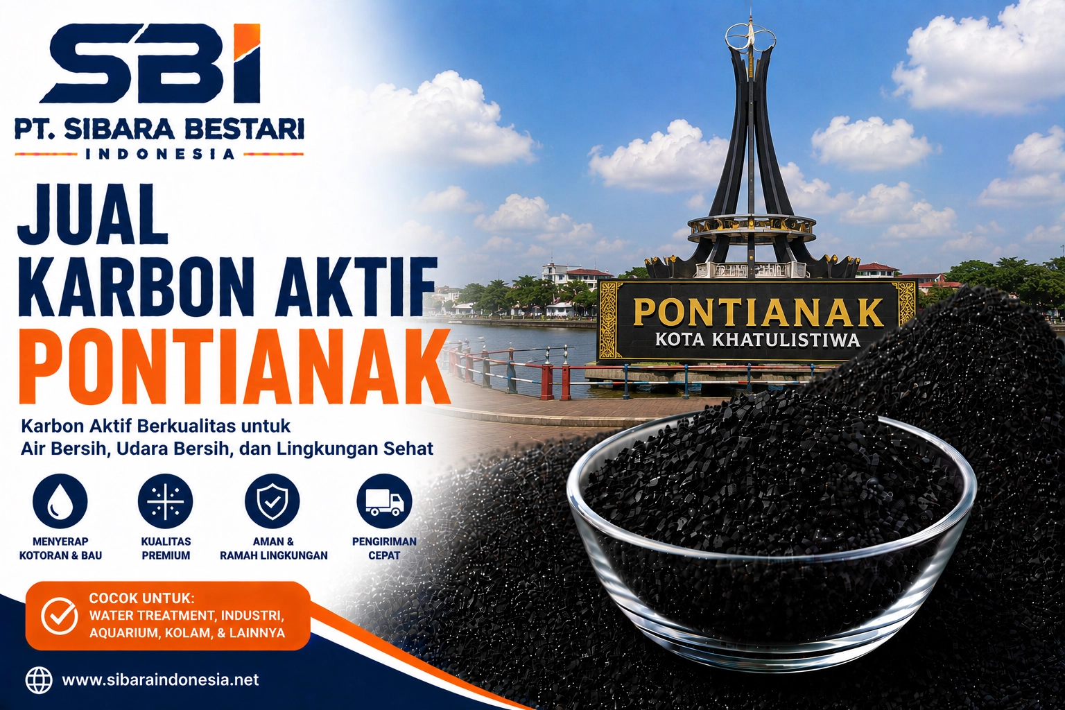 jual karbon aktif pontianak