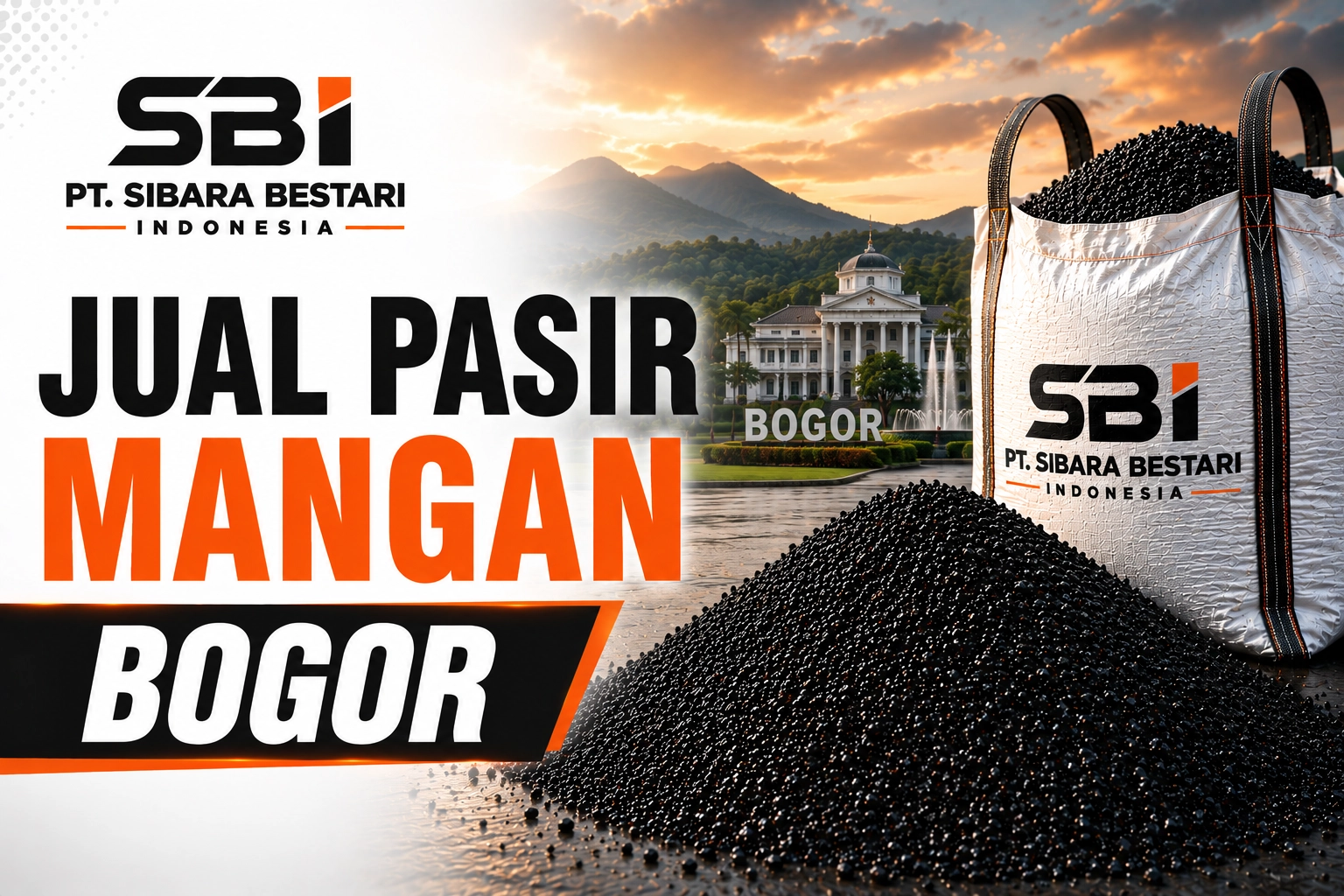 jual pasir mangan bogor