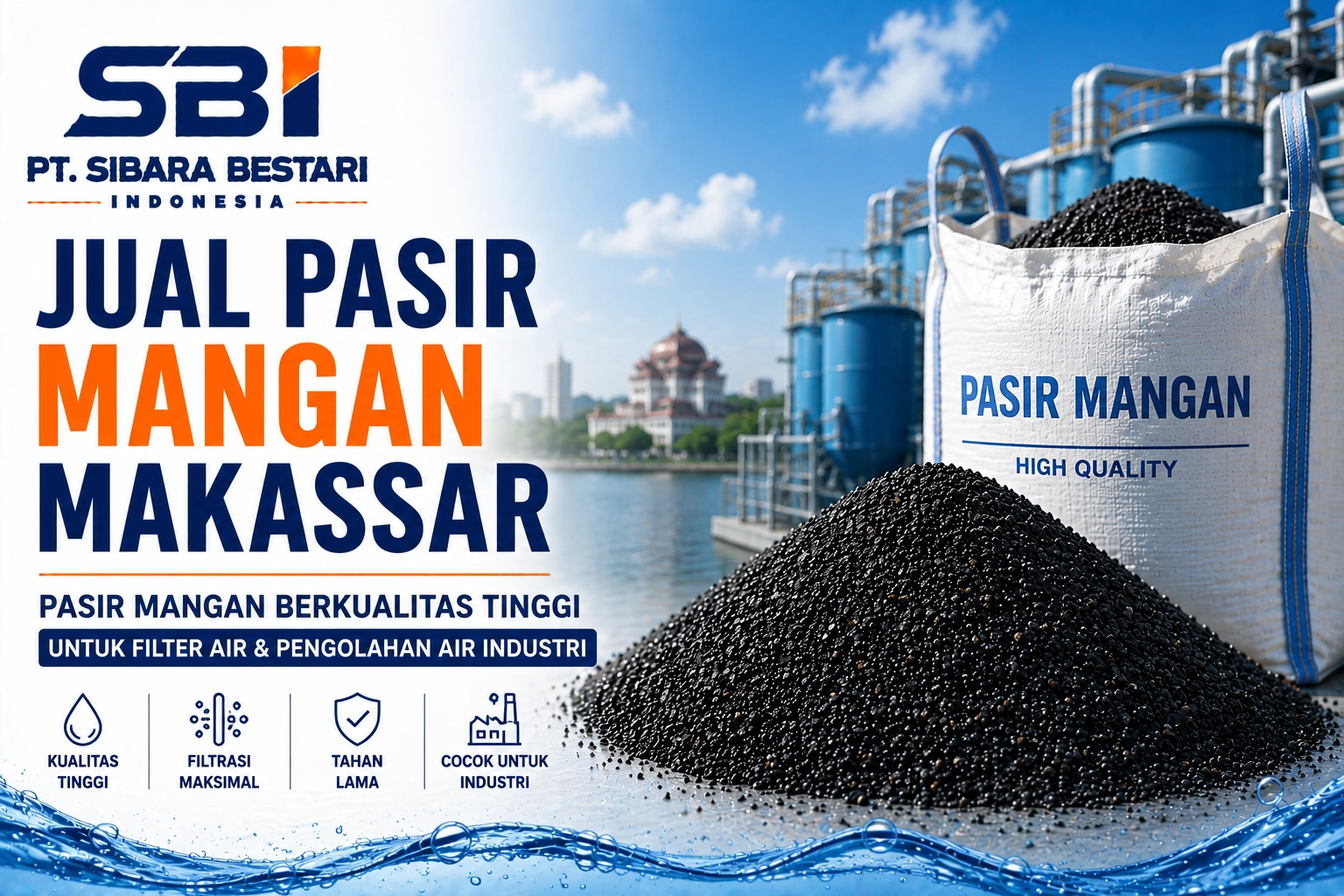 jual pasir mangan makassar