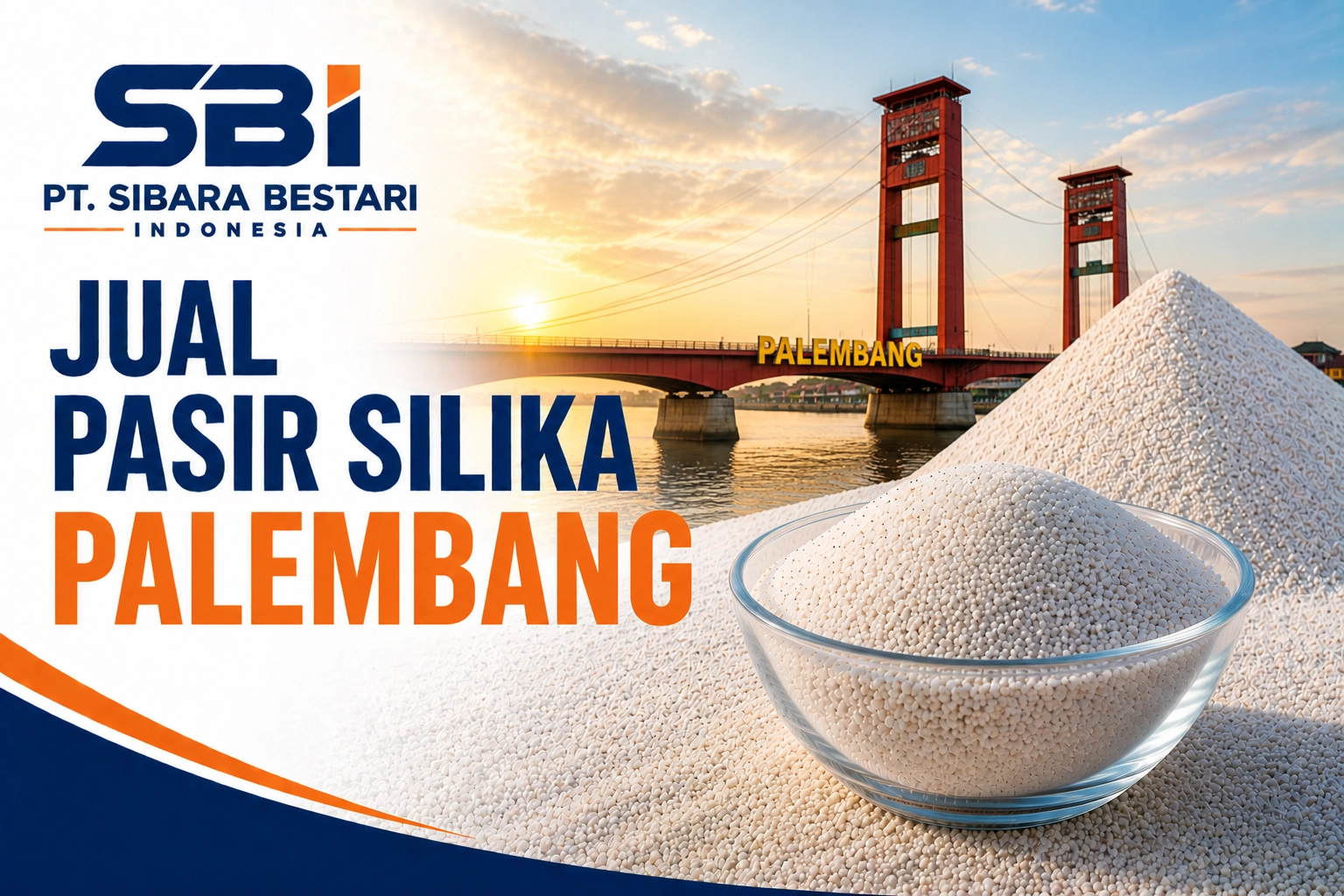 jual pasir silika palembang