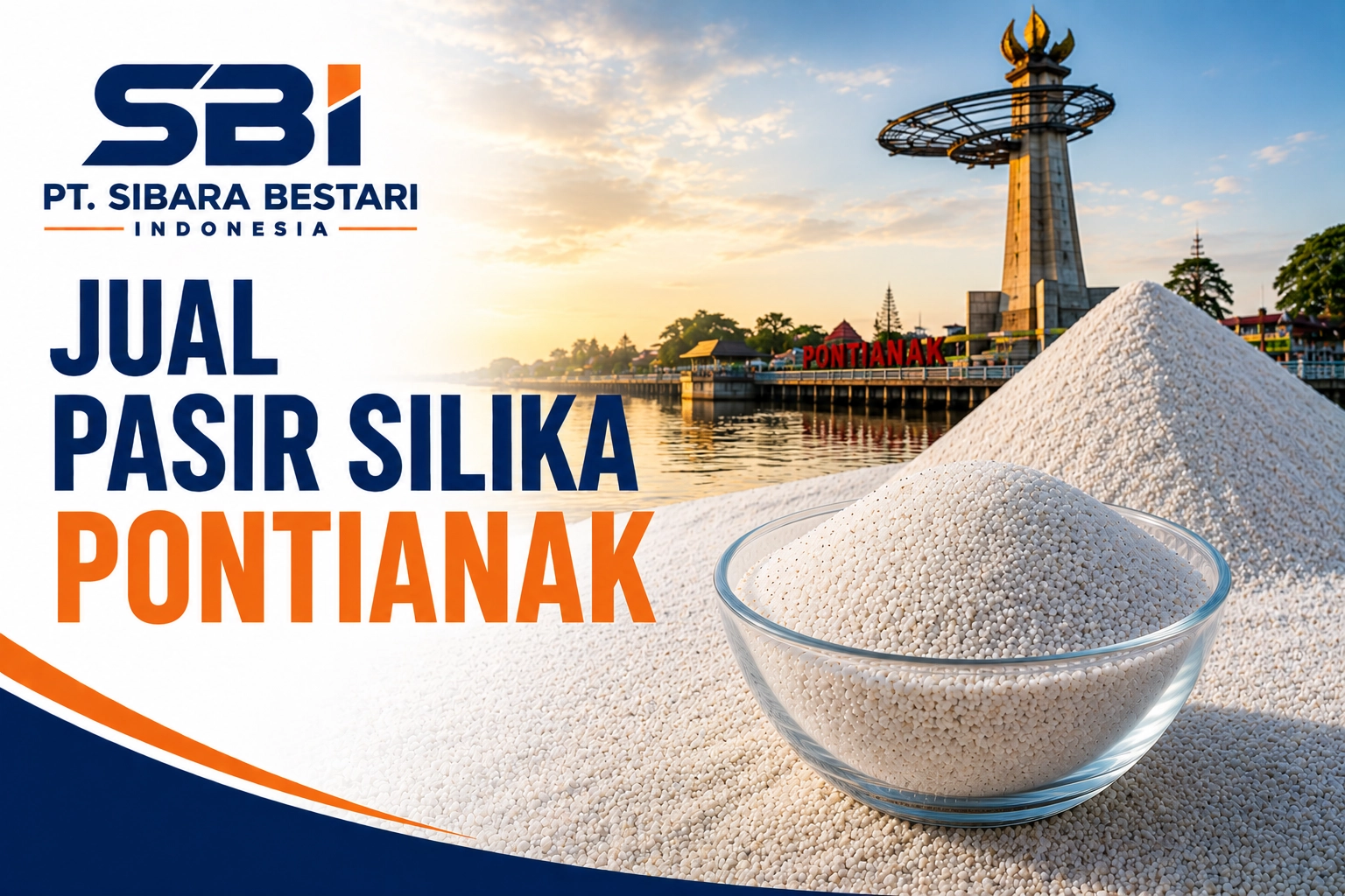 jual pasir silika pontianak