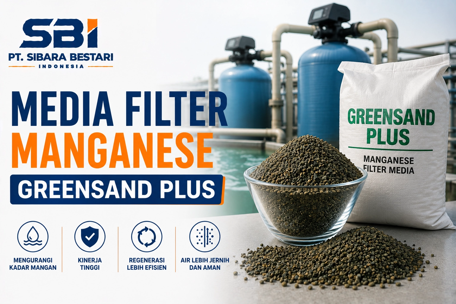 media filter manganese greensand plus