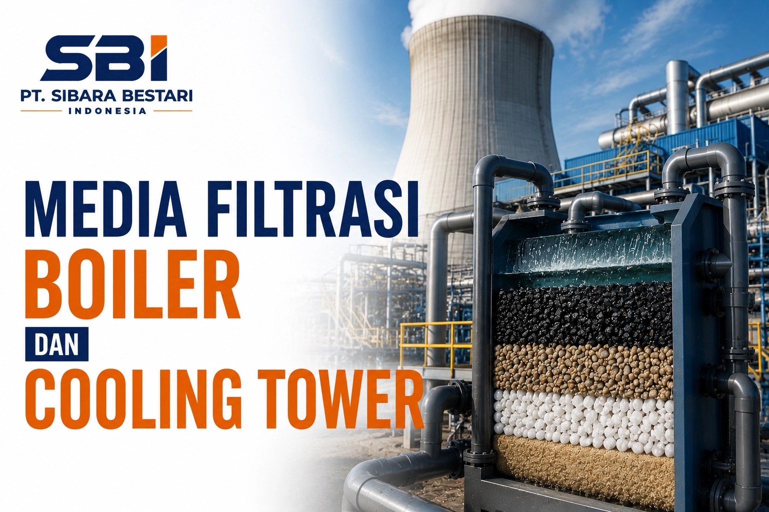media filtrasi boiler dan cooling tower