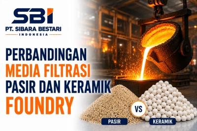 Analisis Teknis Perbandingan Media Filtrasi Pasir dan Keramik Foundry untuk Industri Pengecoran