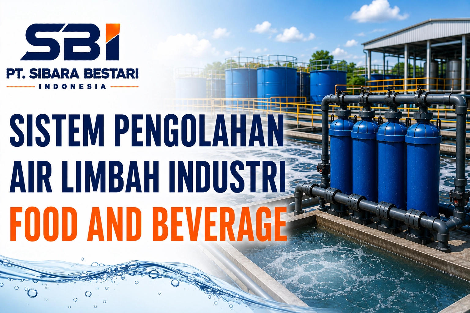 sistem pengolahan air limbah industri food and beverage