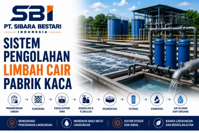 sistem pengolahan limbah cair pabrik kaca