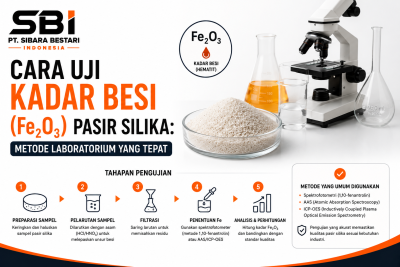 Cara Uji Kadar Besi (Fe₂O₃) Pasir Silika Metode Laboratorium yang Tepat