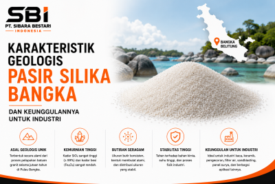 Karakteristik Geologis Pasir Silika Bangka dan Keunggulannya untuk Industri
