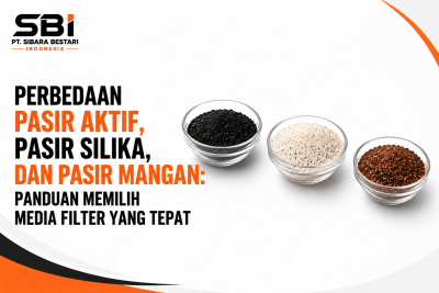 Perbedaan Pasir Aktif, Pasir Silika, dan Pasir Mangan Panduan Memilih Media Filter yang Tepat