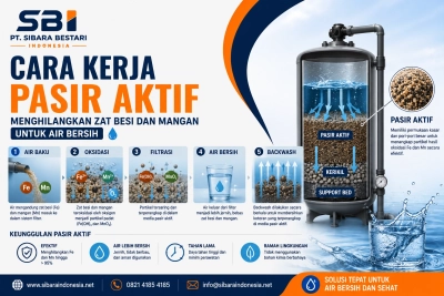 Cara kerja pasir aktif menghilangkan zat besi