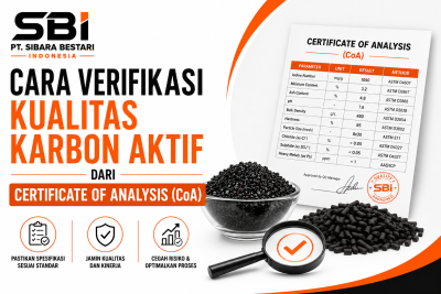 cara verifikasi kualitas karbon aktif dari COA