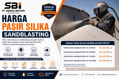 harga pasir silika sandblasting