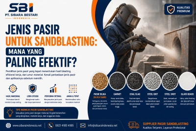 jenis pasir untuk sandblasting