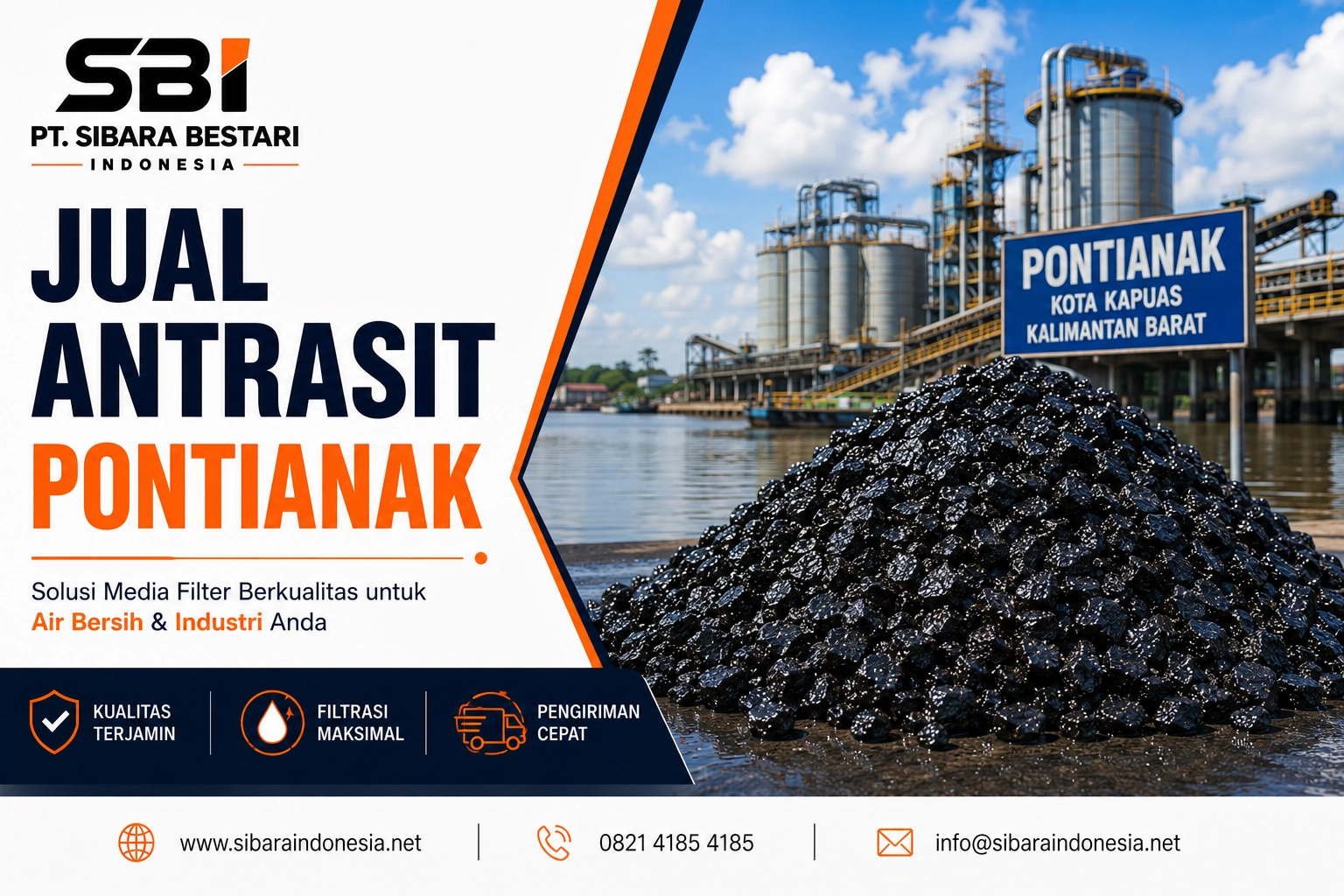 jual antrasit pontianak