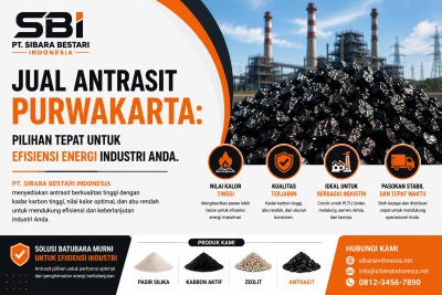 Jual Antrasit Purwakarta: Pilihan Tepat untuk Efisiensi Energi Industri Anda