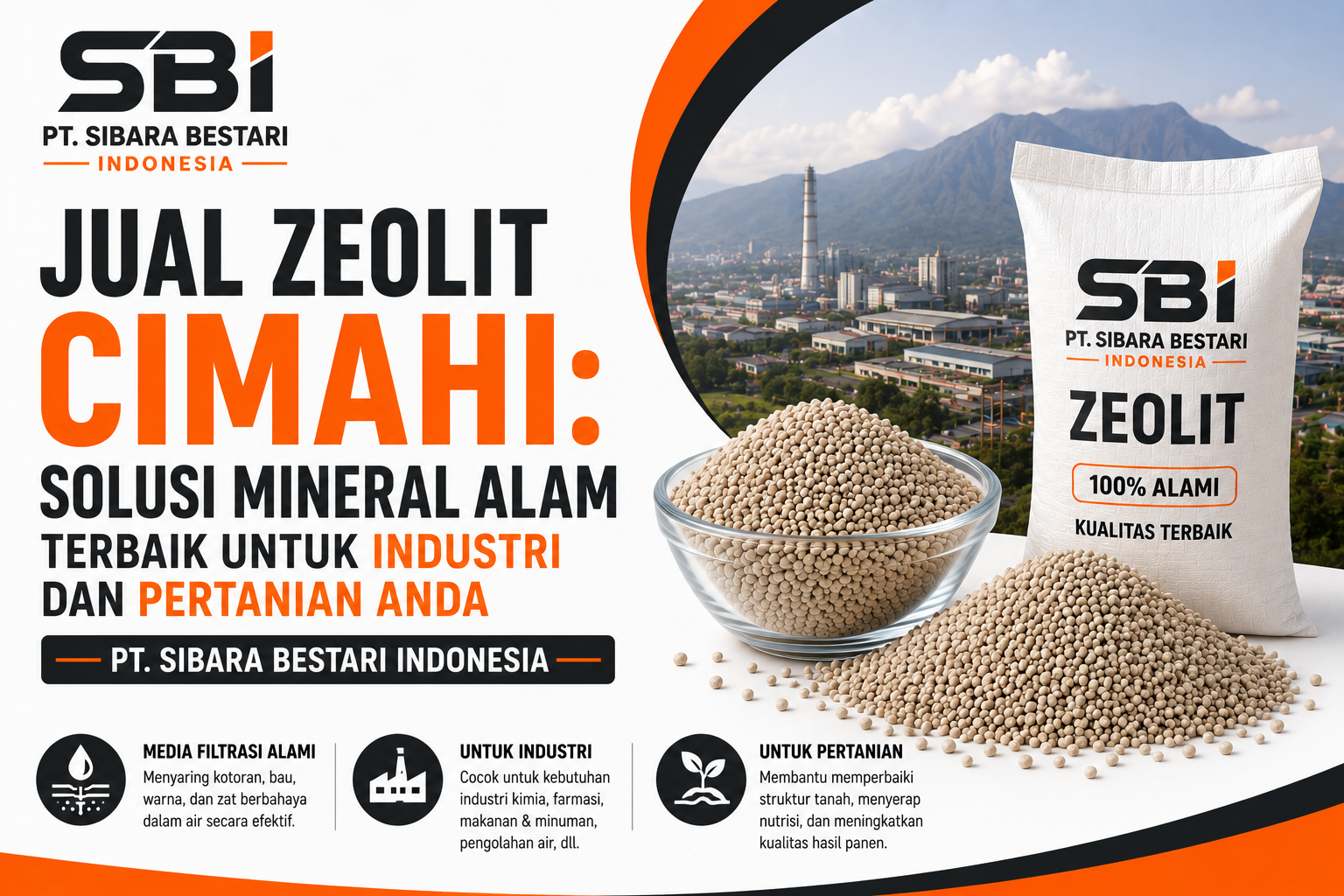 Jual Zeolit Cimahi: Solusi Mineral Alam Terbaik untuk Industri dan Pertanian Anda