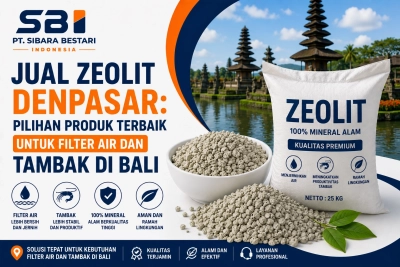 Jual Zeolit Denpasar: Pilihan Produk Terbaik Untuk Filter Air dan Tambak di Bali