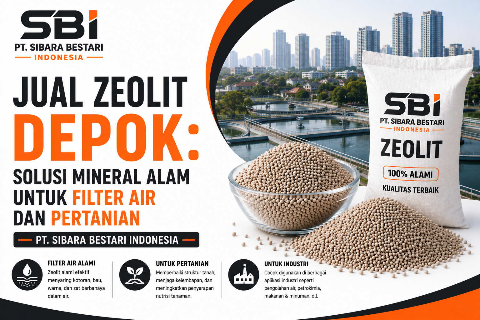 Jual Zeolit Depok: Solusi Mineral Alam untuk Filter Air dan Pertanian