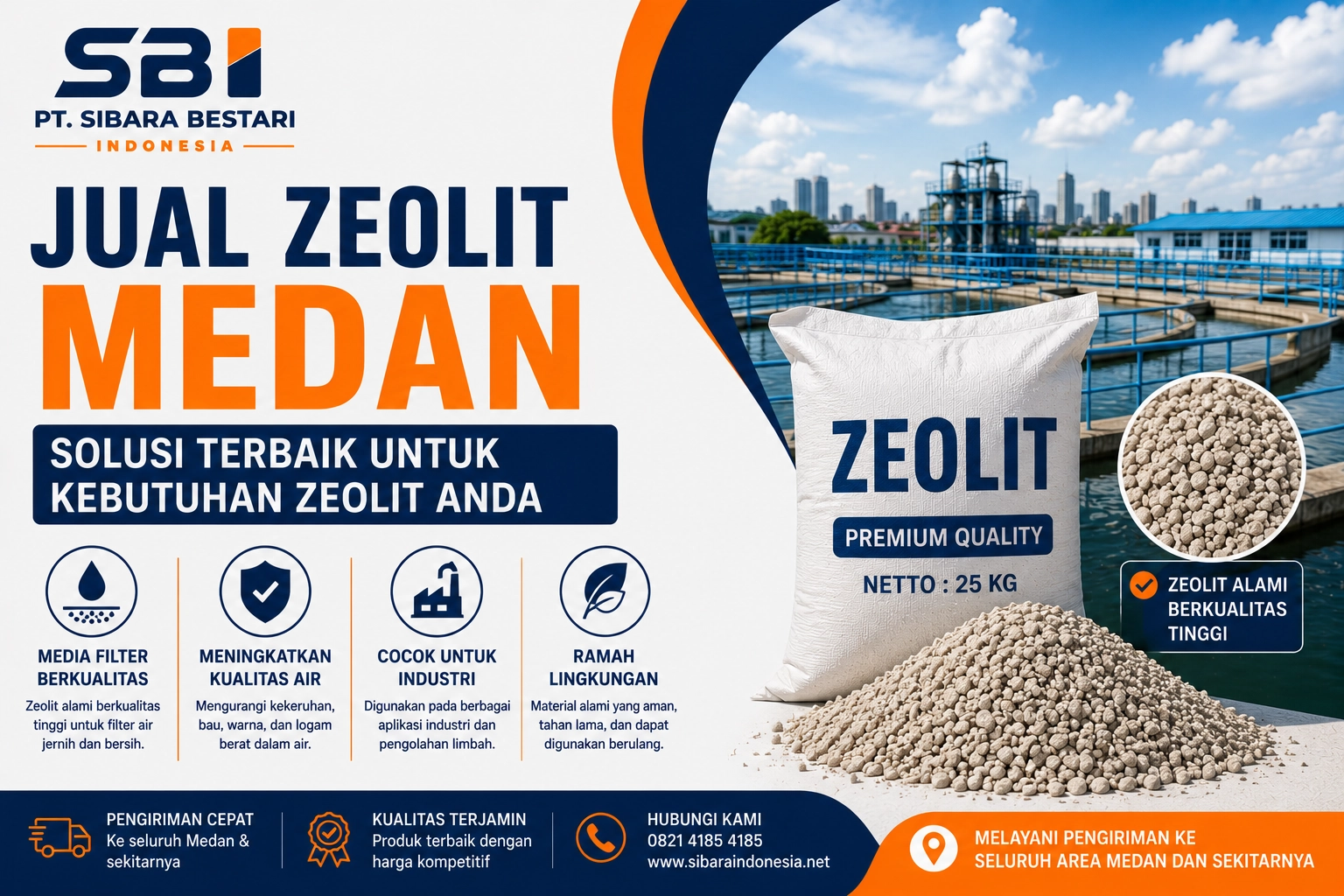 jual zeolit medan