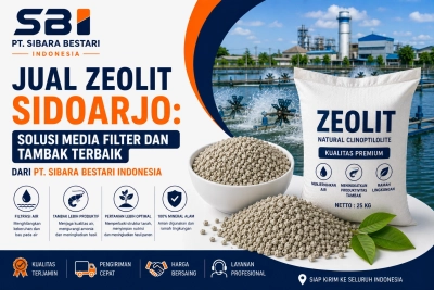 Jual Zeolit Sidoarjo: Solusi Media Filter dan Tambak Terbaik dari PT. SIBARA BESTARI INDONESIA