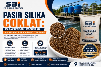 pasir silika coklat