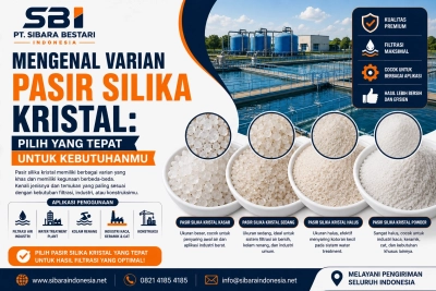 pasir silika kristal
