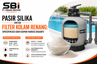 pasir silika untuk filter kolam renang