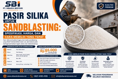 pasir silika untuk sandblasting