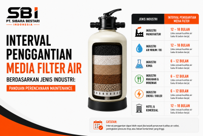 interval penggantian media filter air