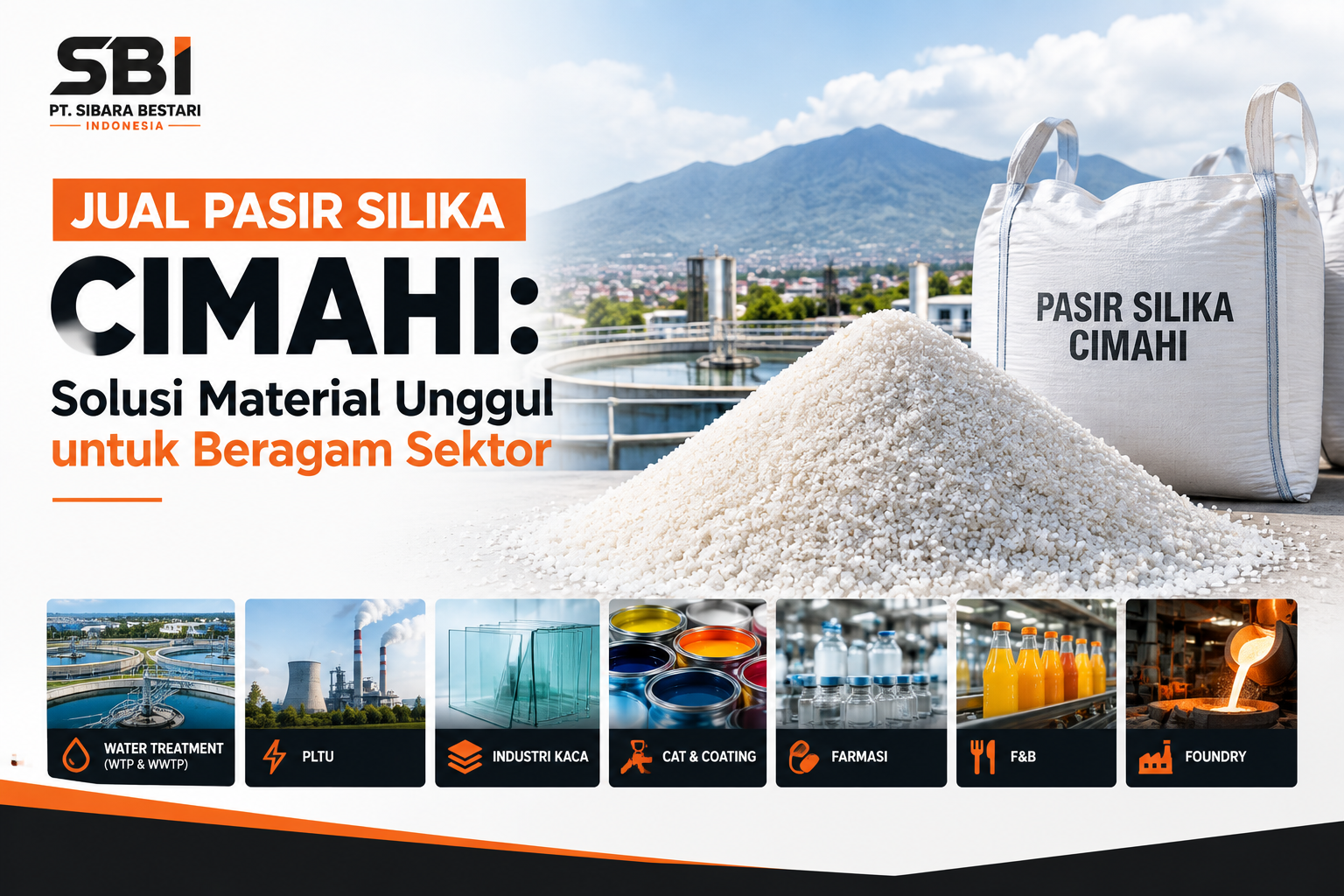 jual pasir silika cimahi