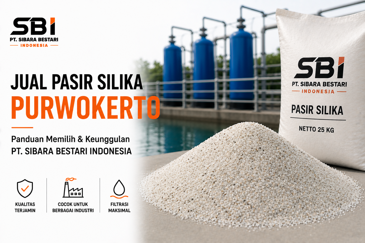 jual pasir silika purwokerto