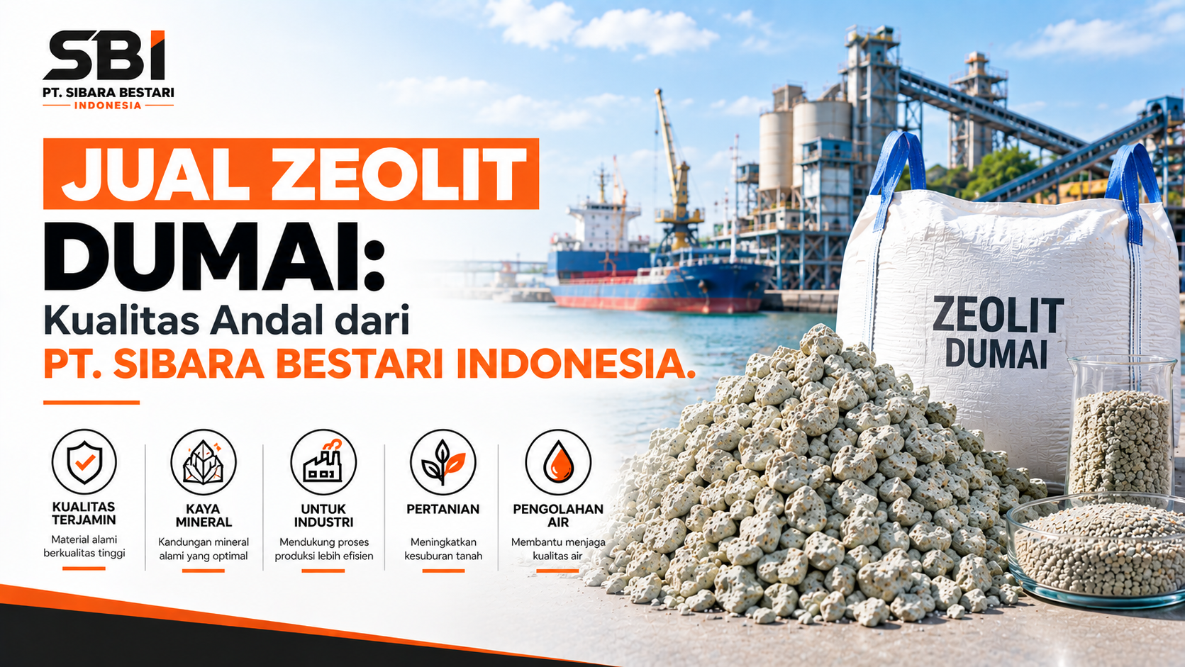 jual zeolit dumai