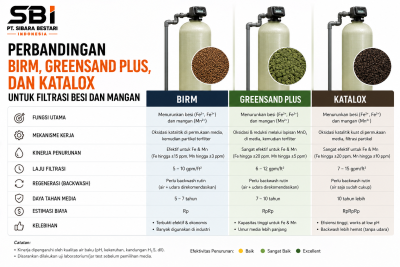 perbandingan birm greensand plus katalox